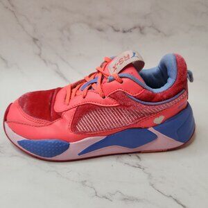 Puma Girls RS-X Pink Valentine's Day Sneakers Lace-Up Shoes Youth 2